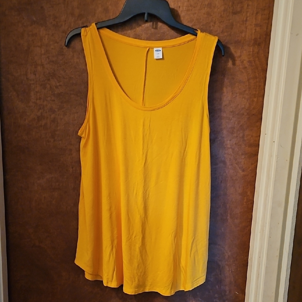 Old Navy Yellow Sleeveless Tank Top